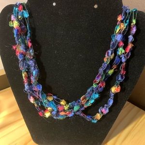 Ribbon/ string necklace